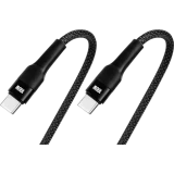 Разветвитель USB Type-C - 2x USB Type-C, 1.5м, ttec 2DK55S Black