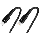Кабель USB Type-C - USB Type-C/Lightning, 1.5м, ttec 2DK56S Black