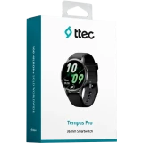 Умные часы ttec Tempus Pro 36mm Black (2SW06)