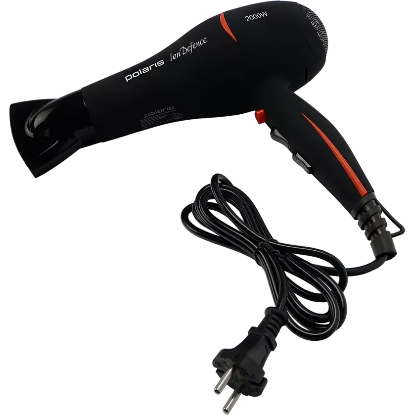 Фен Polaris PHD2038Ti Black - фото 3
