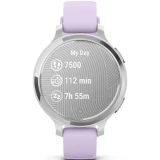 Умные часы Garmin Lily 2 Active Silver with Purple Jasmine Silicone Band (010-02891-01)