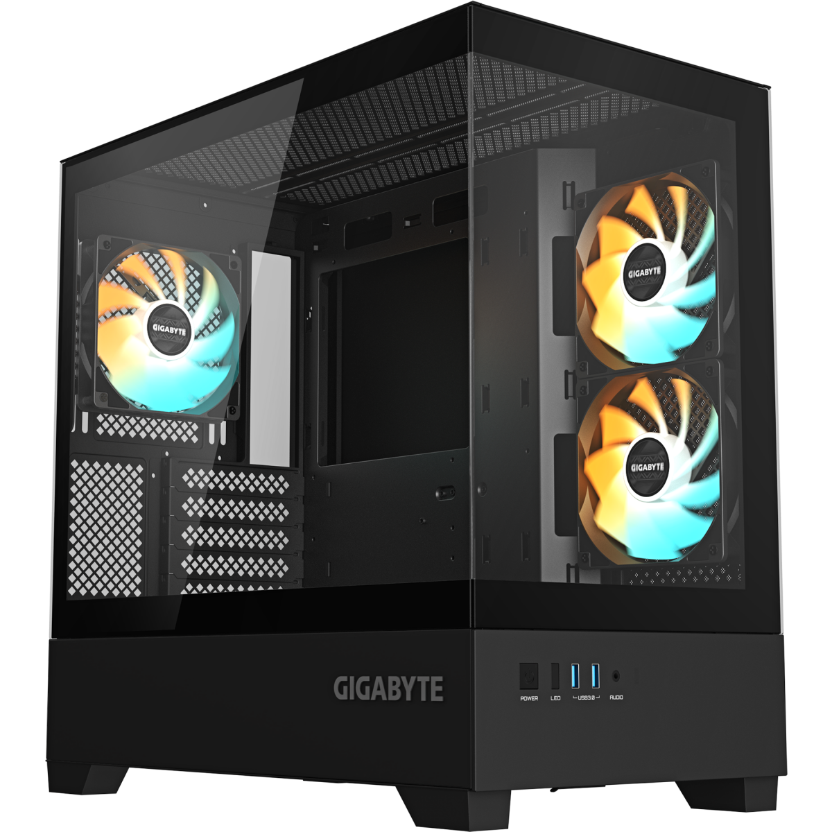 Корпус Gigabyte C201 Panoramic - 28300-C201B-1CKR