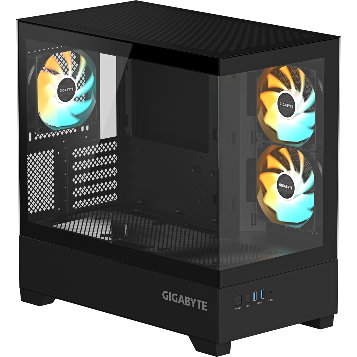 Корпус Gigabyte C201 Panoramic - 28300-C201B-1CKR - фото 2