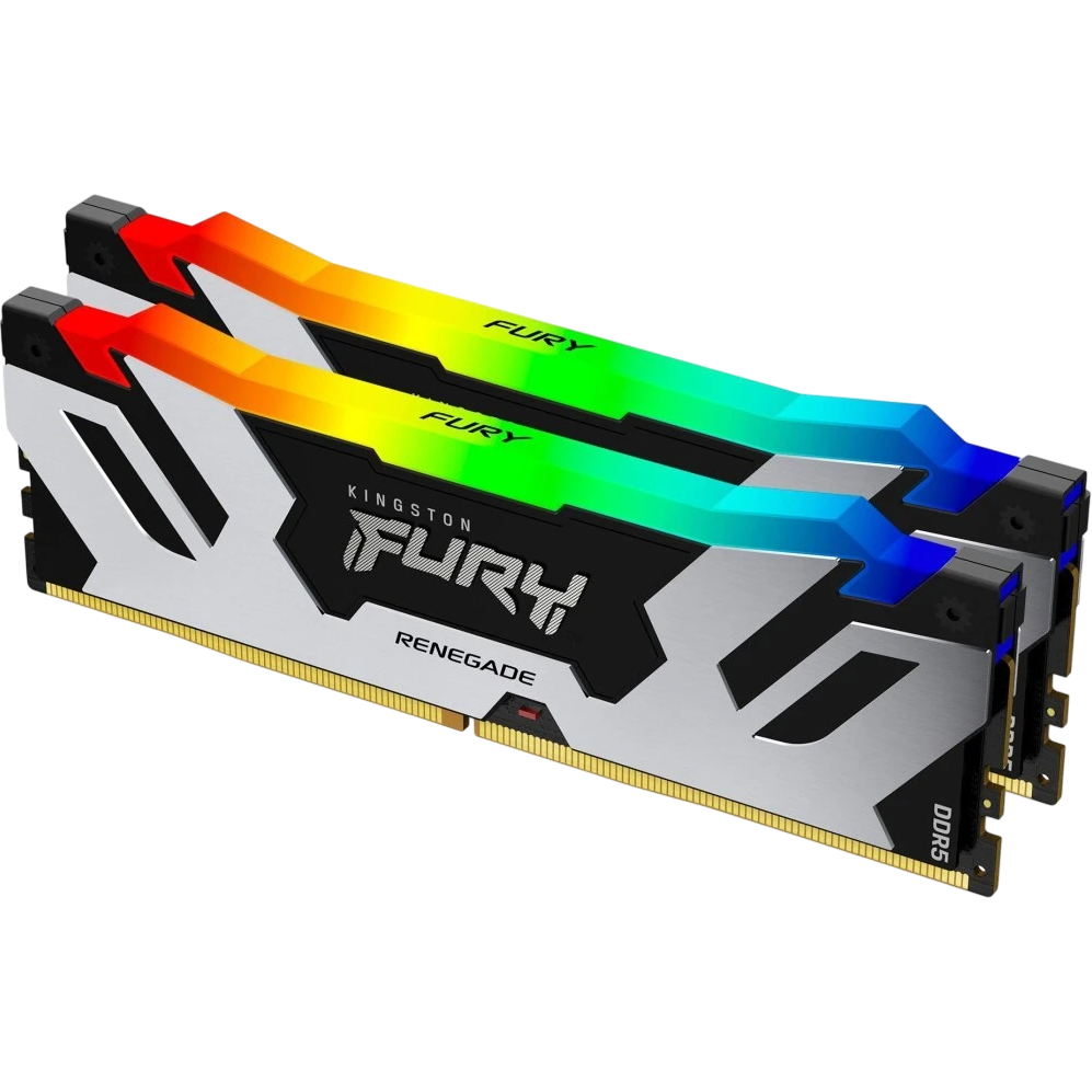 Оперативная память 32Gb DDR5 6400MHz Kingston Fury Renegade RGB (KF564C32RSAK2-32) (2x16Gb KIT) OEM