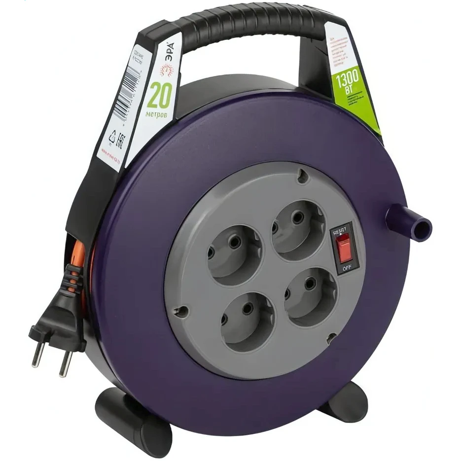 Сетевой удлинитель ЭРА BPx-4-2x0,75-20m - Б0052924