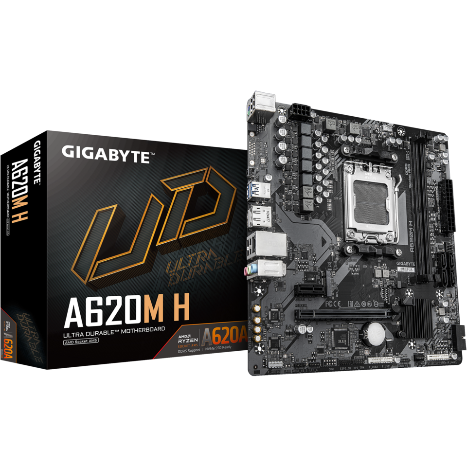 Материнская плата Gigabyte A620M H 2.1 - фото 4