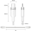 Кабель USB Type-C - USB Type-C, 1м, Vention TRIWF - фото 3