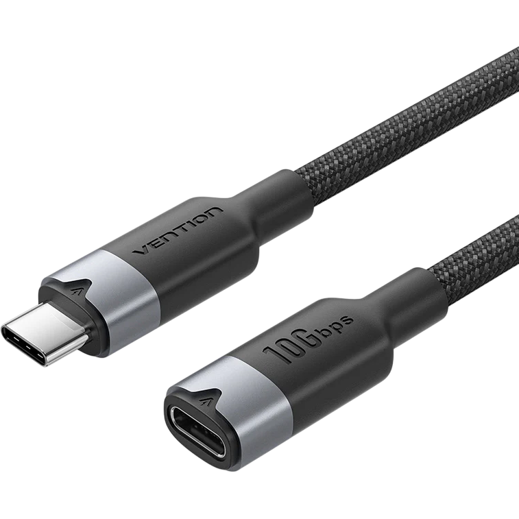 Кабель удлинительный USB Type-C - USB Type-C (F), 1м, Vention TRFBF