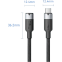 Кабель удлинительный USB Type-C - USB Type-C (F), 1м, Vention TRFBF - фото 2