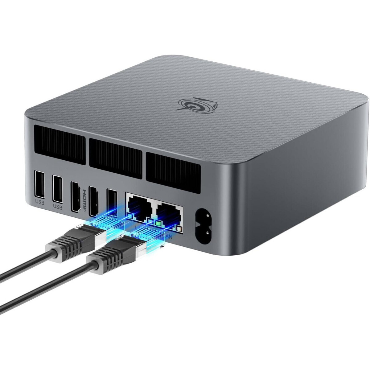 Неттоп Beelink EQR5 Milky Grey (5650U/8G/500G/Win11P) - EQR5-D4/5650U/8G/500G/Win11P - фото 4