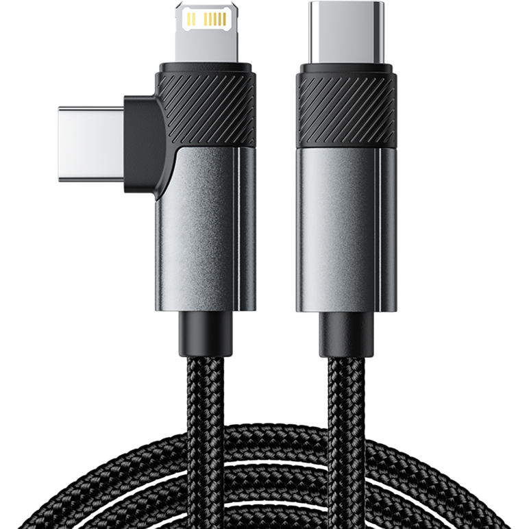 Кабель USB Type-C - USB Type-C/Lightning, 1м, Rexant 18-7095