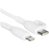 Кабель USB Type-C - Lightning, 1м, Borofone BX91 Symbol White (6974443389876)