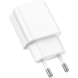 Сетевое зарядное устройство Borofone BA64A White + Type-C Cable (6974443383898)