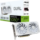 Видеокарта NVIDIA GeForce RTX 5060 Ti ASUS Dual White OC 16Gb (DUAL-RTX5060TI-O16G-WHITE)