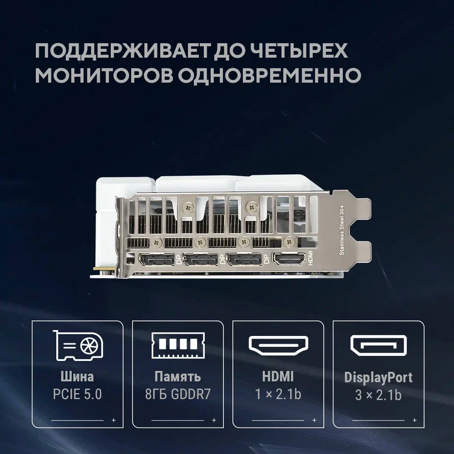 Видеокарта NVIDIA GeForce RTX 5060 Ti ASUS Dual White OC 8Gb (DUAL-RTX5060TI-O8G-WHITE) - фото 17