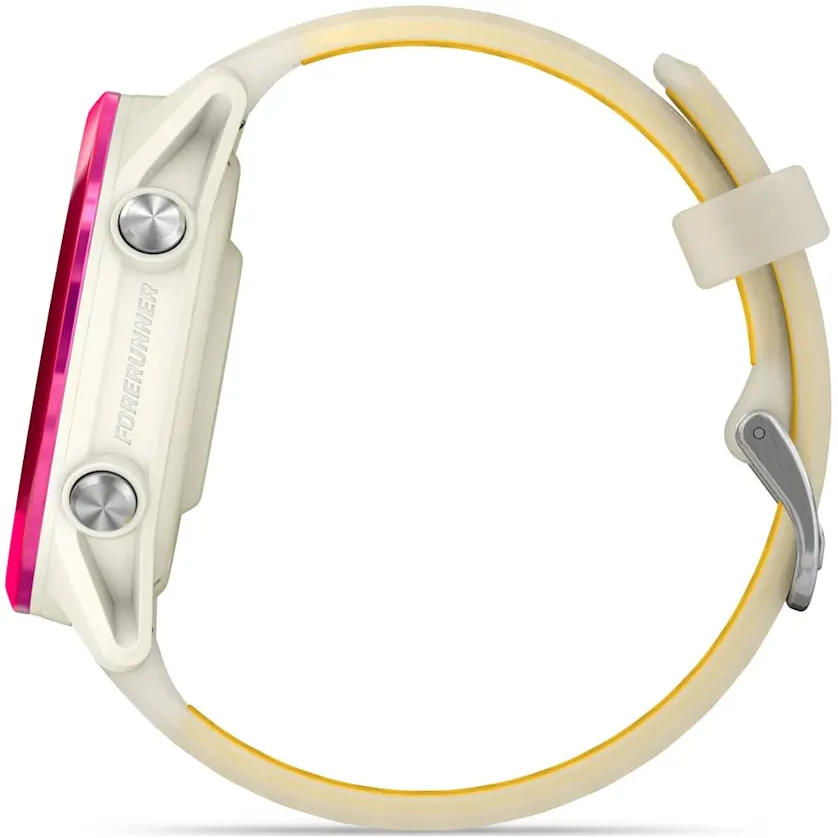 Умные часы Garmin Forerunner 570 42mm Raspberry with Translucent Bone/Mango Band - 010-02970-02 - фото 5