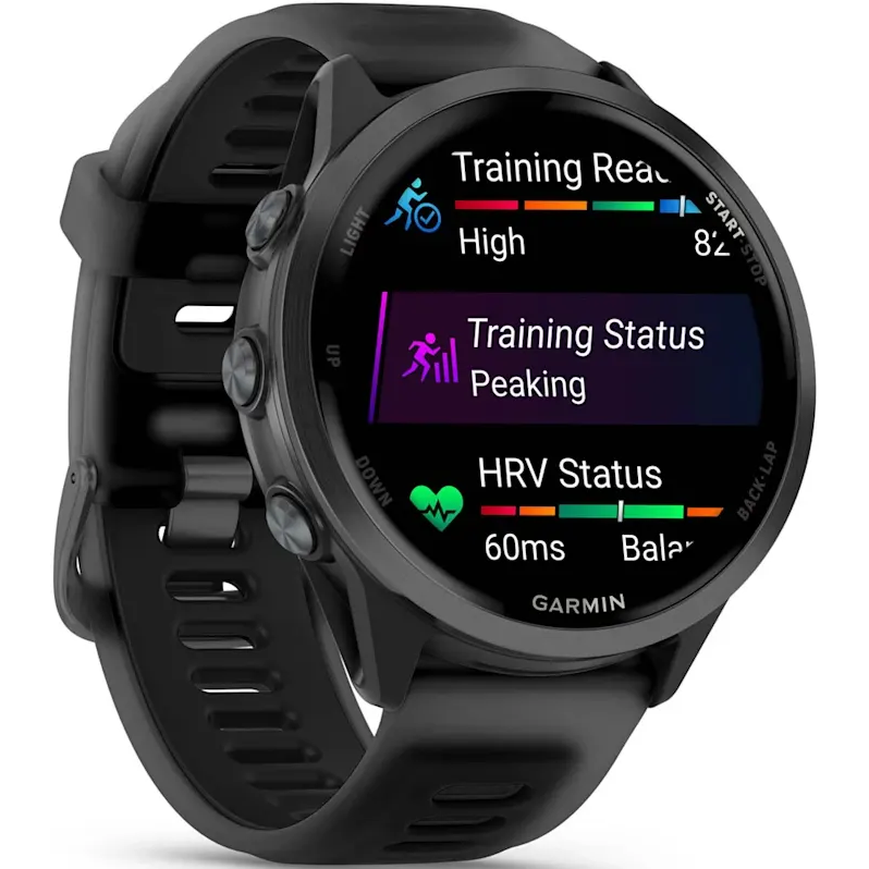 Умные часы Garmin Forerunner 570 47mm Slate Gray with Translucent Black/Black Band - 010-02971-00 - фото 5