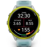 Умные часы Garmin Forerunner 570 47mm Amp Yellow with Translucent Whitestone/Turquoise Band (010-02971-01)