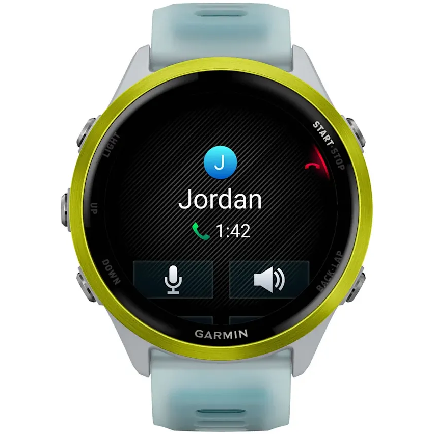 Умные часы Garmin Forerunner 570 47mm Amp Yellow with Translucent Whitestone/Turquoise Band - 010-02971-01 - фото 4