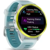 Умные часы Garmin Forerunner 570 47mm Amp Yellow with Translucent Whitestone/Turquoise Band (010-02971-01)