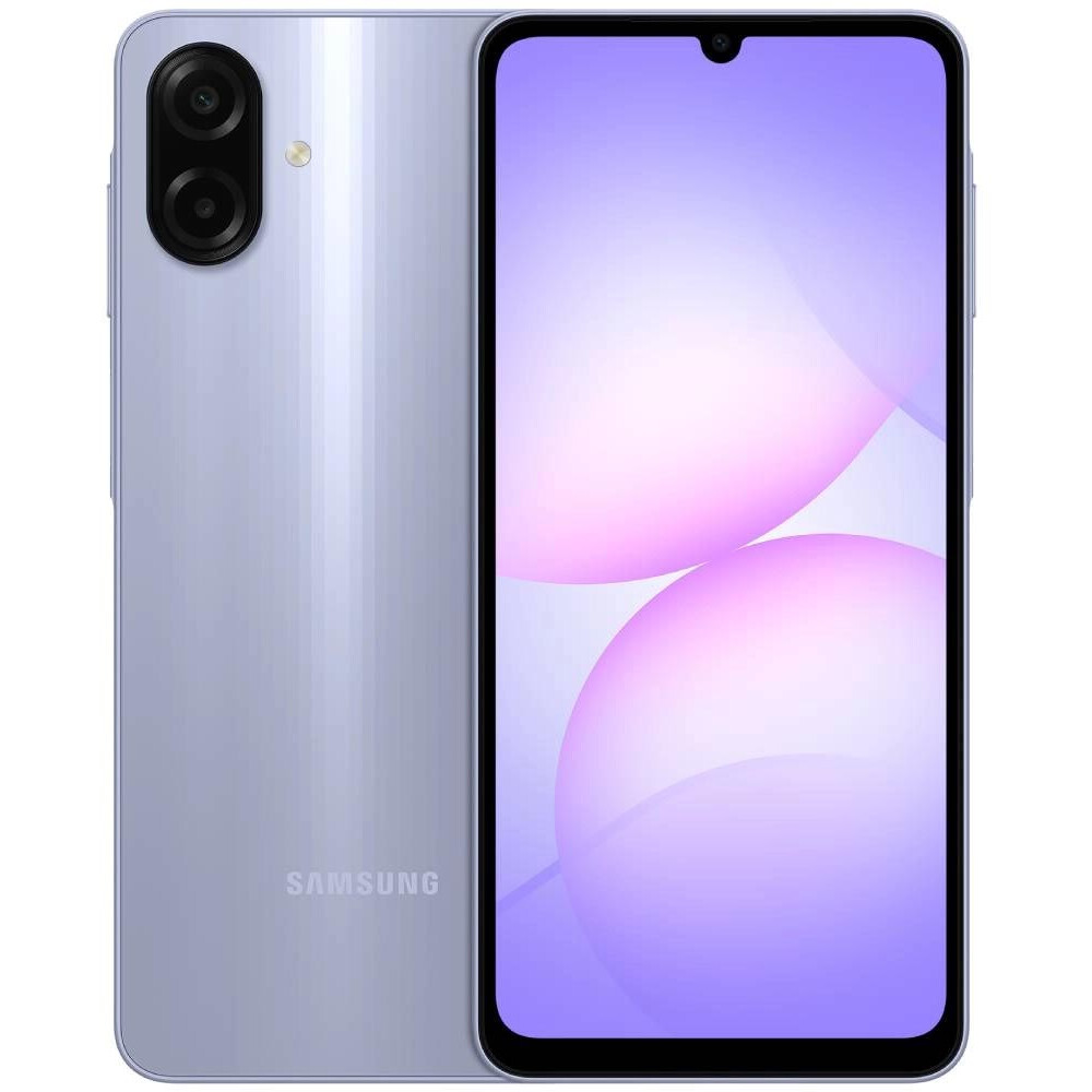 Смартфон Samsung Galaxy A07 4G 4/64Gb Light Violet (SM-A075F/DS) - SM-A075FLVDMEA