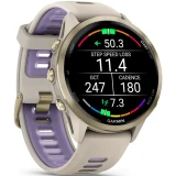 Умные часы Garmin Forerunner 970 French Grey with French Grey/Translucent Indigo Band (010-02969-12)