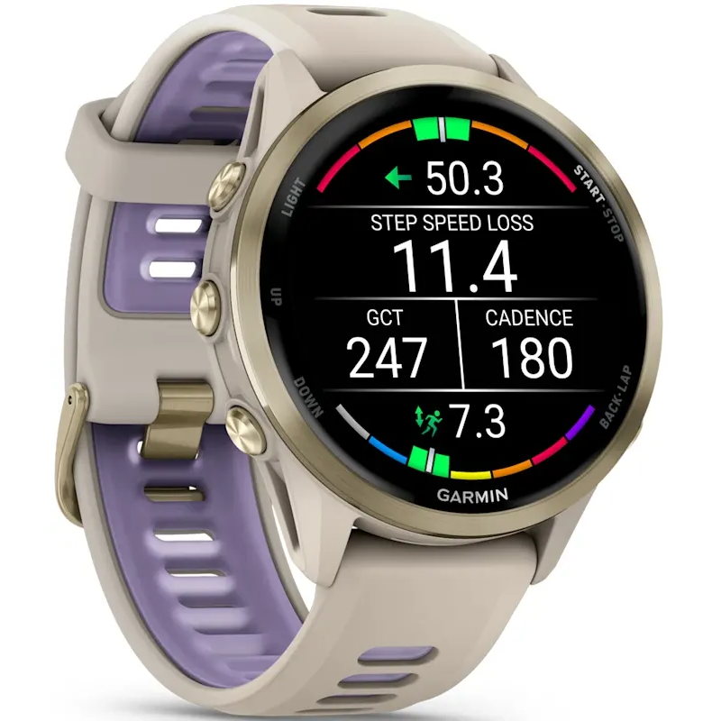 Умные часы Garmin Forerunner 970 French Grey with French Grey/Translucent Indigo Band - 010-02969-12 - фото 3