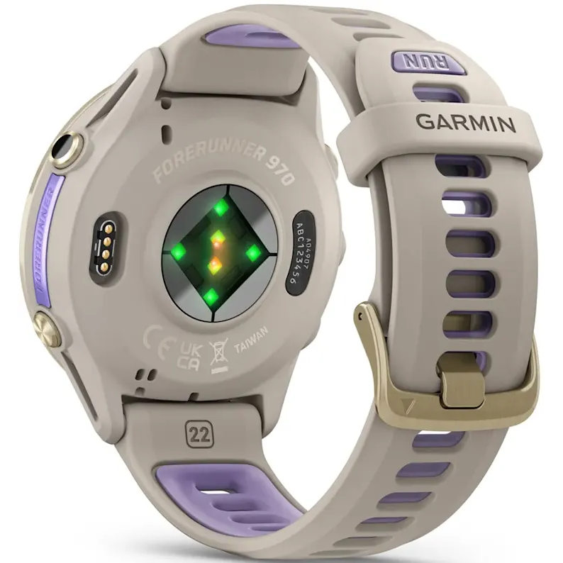 Умные часы Garmin Forerunner 970 French Grey with French Grey/Translucent Indigo Band - 010-02969-12 - фото 8