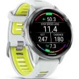 Умные часы Garmin Forerunner 970 Titanium with Whitestone Case and Whitestone/Translucent Amp Yellow Band (010-02969-11)