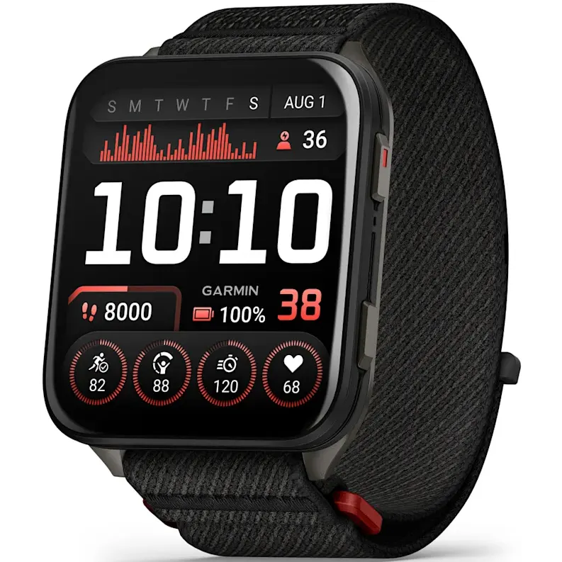 Умные часы Garmin Venu X1 Black with Slate Titanium Caseback and Black ComfortFit Nylon Band - 010-02980-02