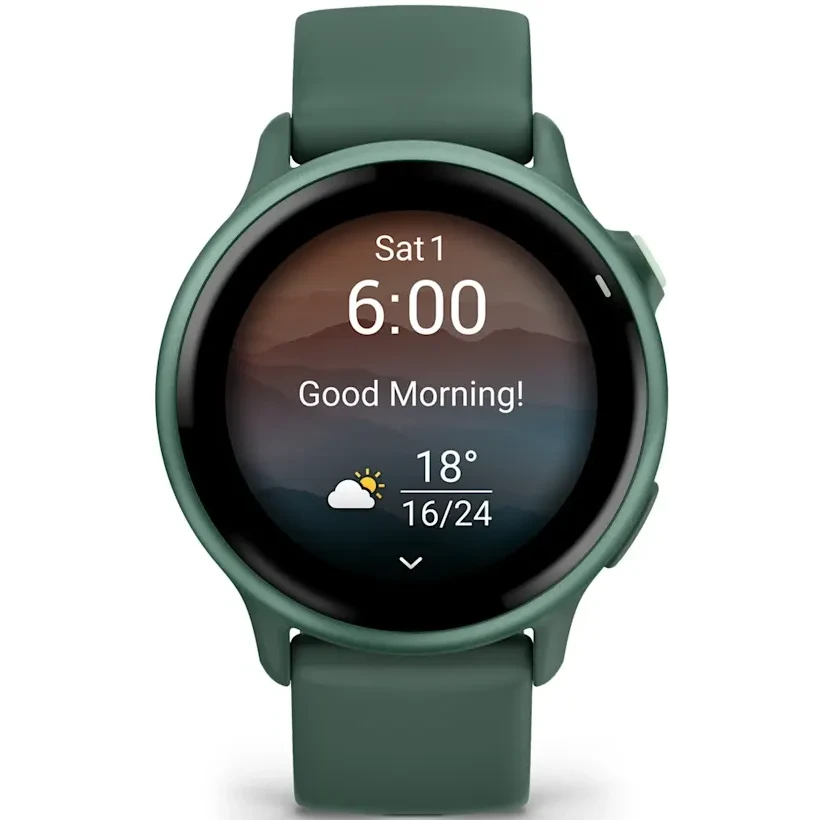 Умные часы Garmin vivoactive 6 Metallic Jasper Green with Jasper Green Band - 010-02985-02 - фото 2