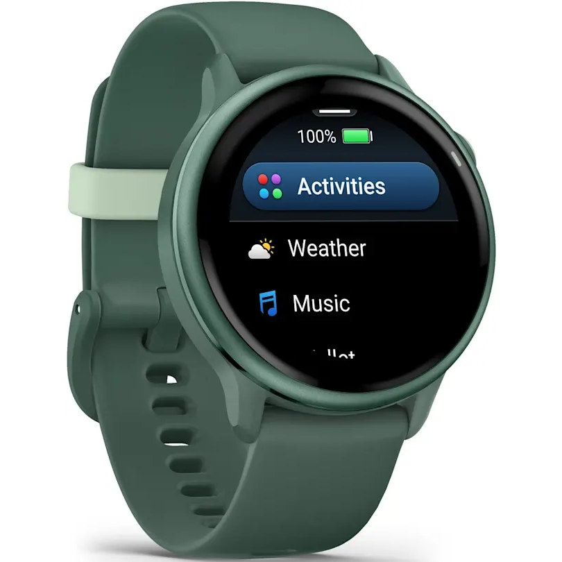 Умные часы Garmin vivoactive 6 Metallic Jasper Green with Jasper Green Band - 010-02985-02 - фото 3