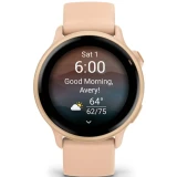 Умные часы Garmin vivoactive 6 Metallic Pink Dawn with Pink Dawn Band (010-02985-03)