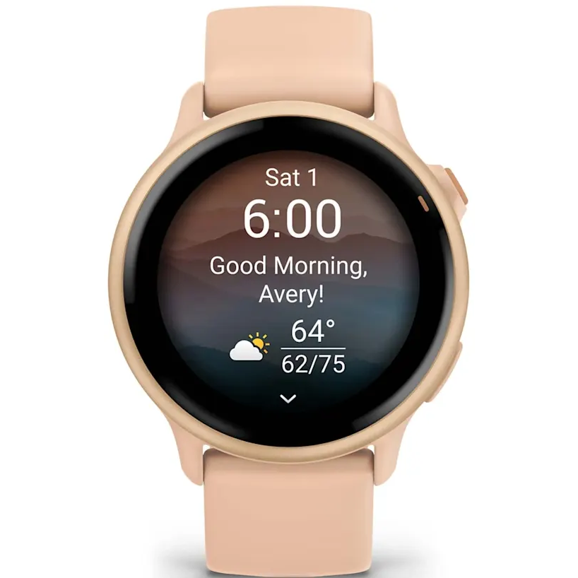 Умные часы Garmin vivoactive 6 Metallic Pink Dawn with Pink Dawn Band - 010-02985-03 - фото 2