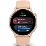 Умные часы Garmin vivoactive 6 Metallic Pink Dawn with Pink Dawn Band (010-02985-03)