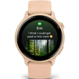 Умные часы Garmin vivoactive 6 Metallic Pink Dawn with Pink Dawn Band (010-02985-03)