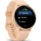 Умные часы Garmin vivoactive 6 Metallic Pink Dawn with Pink Dawn Band (010-02985-03)