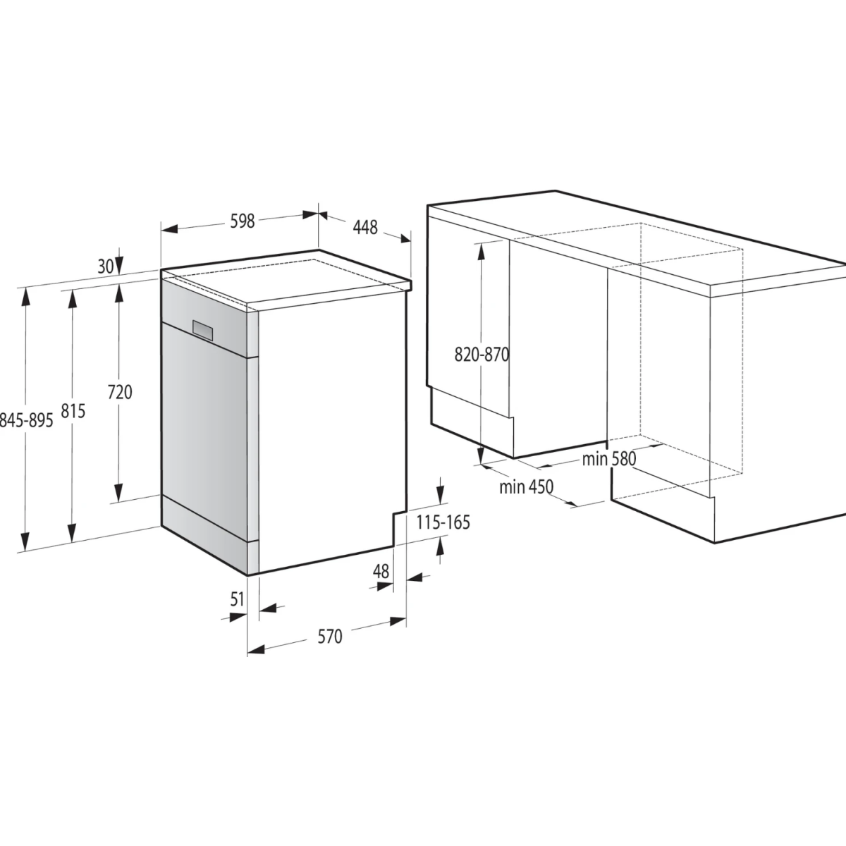 Отдельностоящая посудомоечная машина Gorenje GS541D10X - фото 12