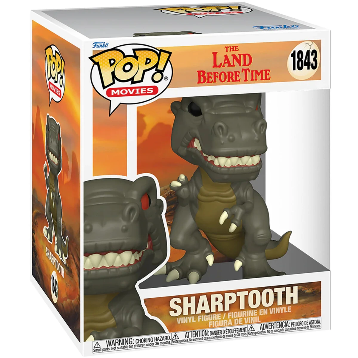 Фигурка Funko POP! Movies The Land Before Time Sharptooth - 81192 - фото 2