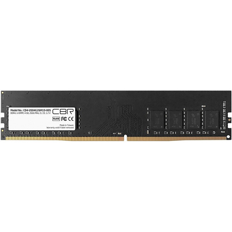 Оперативная память 4Gb DDR4 2666MHz CBR (CD4-US04G26M19-00S)