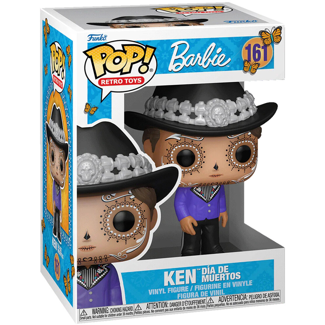 Фигурка Funko POP! Retro Toys Barbie Ken Dia de Muertos - 86574 - фото 2