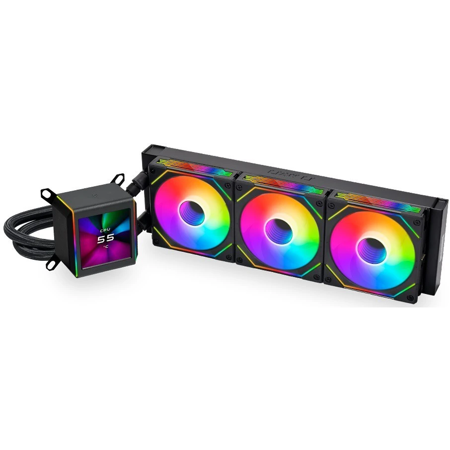 ..... СЖО Lian Li Galahad II LCD SL-Infinity 360 Black (0510) Б/У нет крепления под процессор - G89.GA2ALCD36INB.(00/R0)