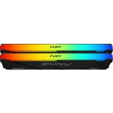 ..... Оперативная память 32Gb DDR4 3200MHz Kingston Fury Beast Black RGB 2x16Gb (0053/54) Б/У 2планки (KF432C16BB2AK4/64)