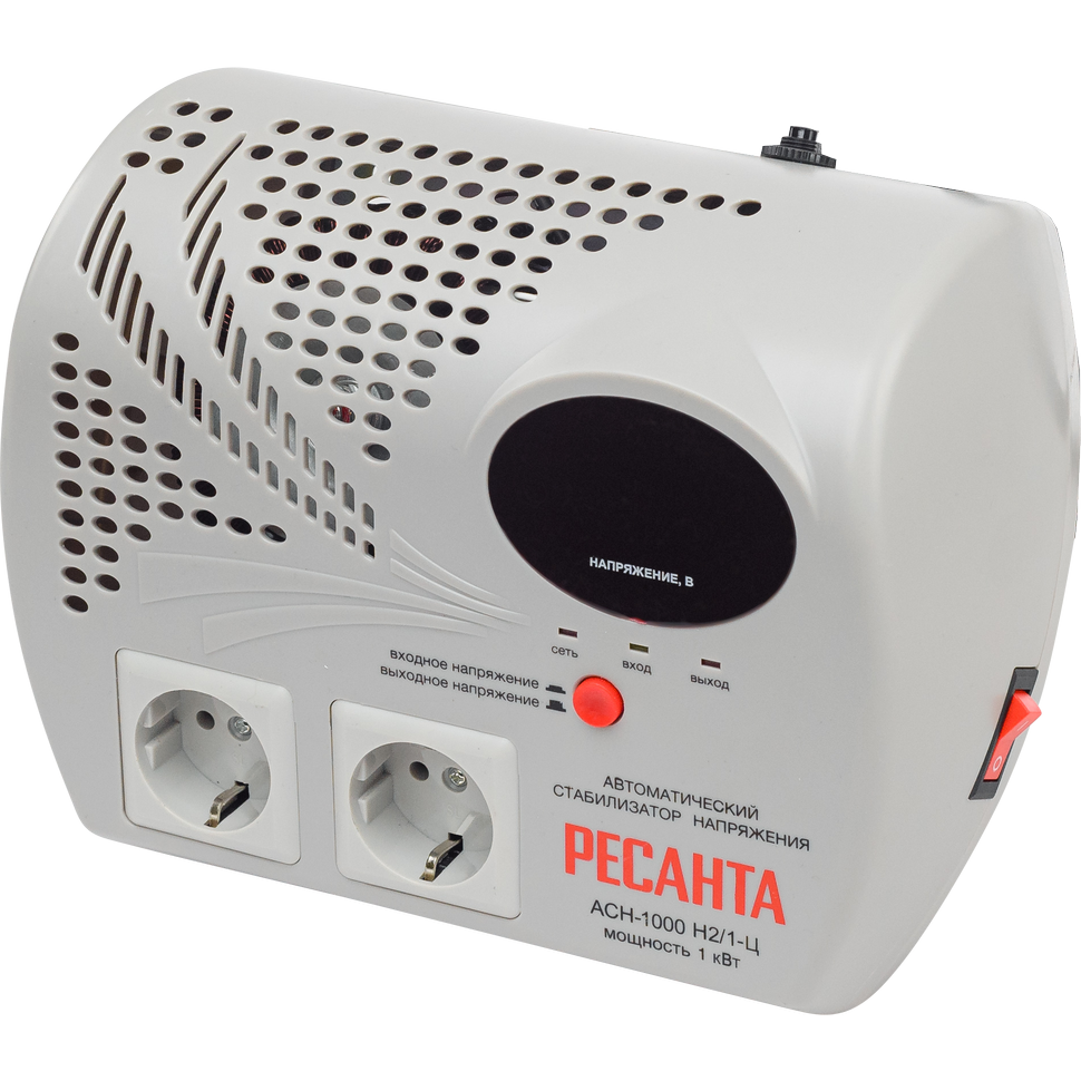 Стабилизатор напряжения Ресанта АСН 1000 Н2/1-Ц - 63/6/13 - фото 3