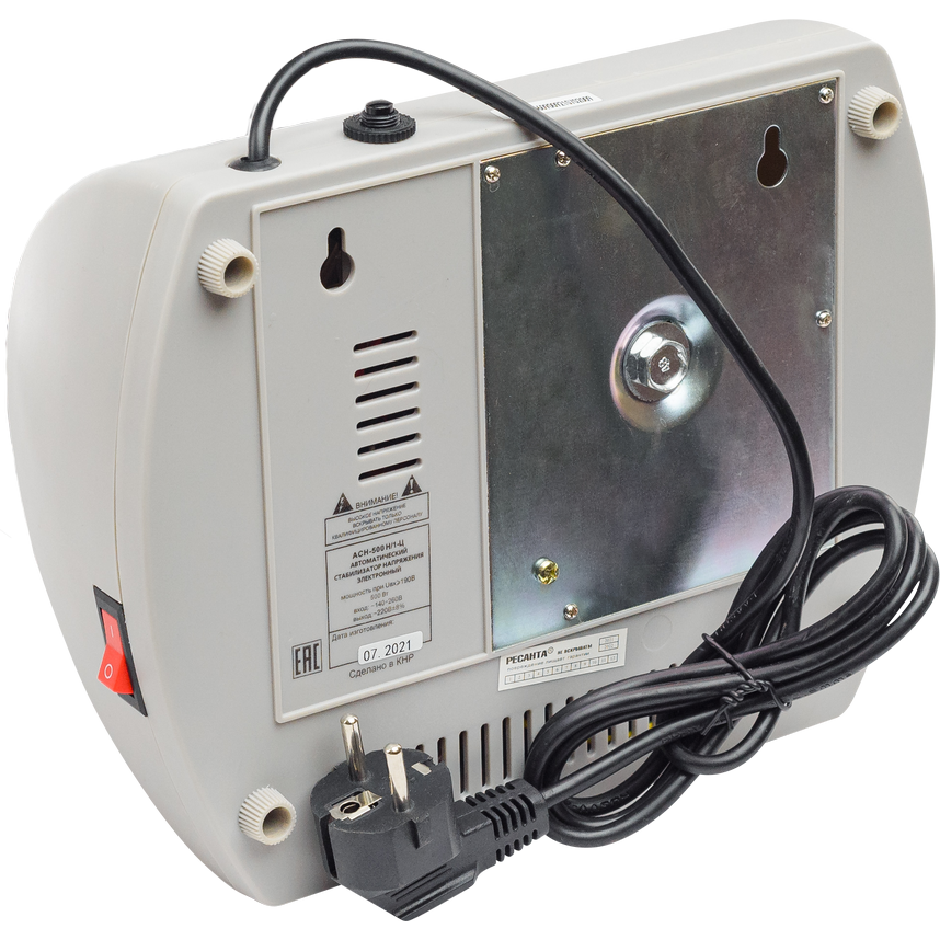 Стабилизатор напряжения Ресанта АСН 1000 Н2/1-Ц - 63/6/13 - фото 5