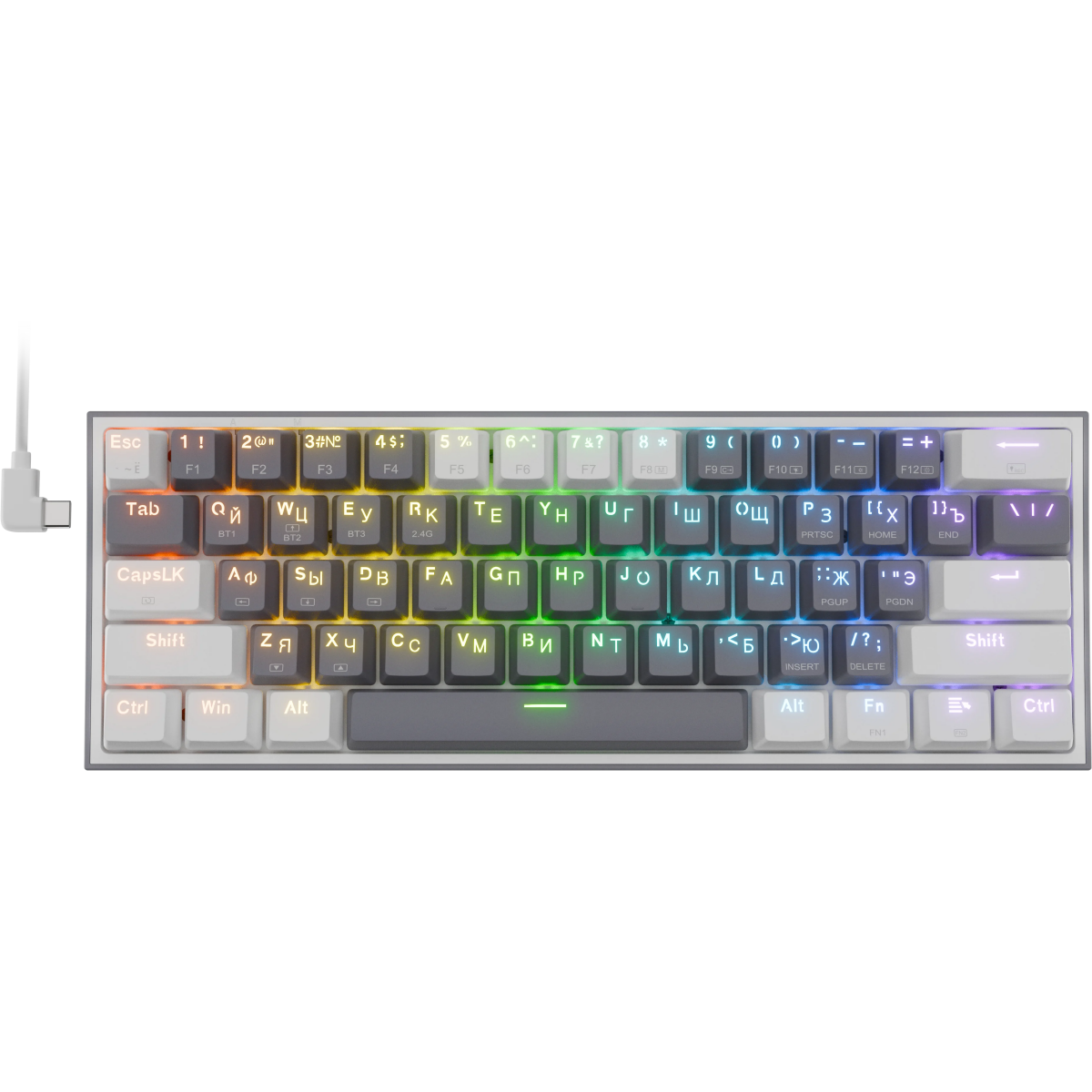 Клавиатура Redragon Fizz Pro White/Grey - 70670
