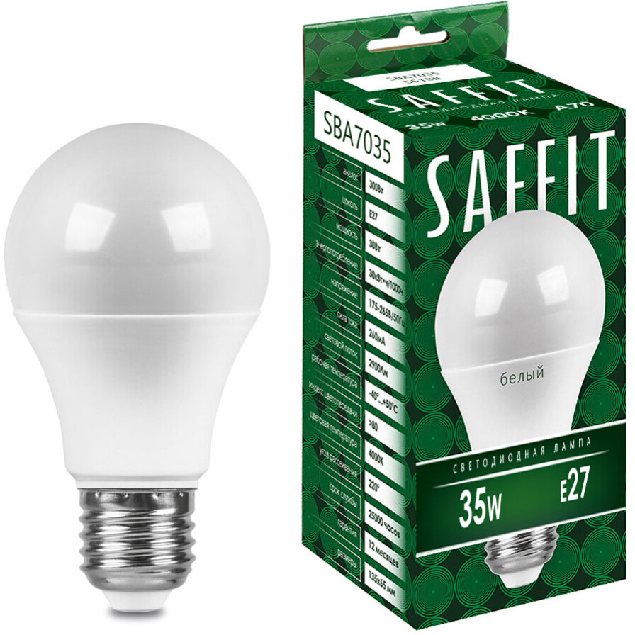 Светодиодная лампочка Feron SBA7035 4000K (35 Вт, E27) - 55198