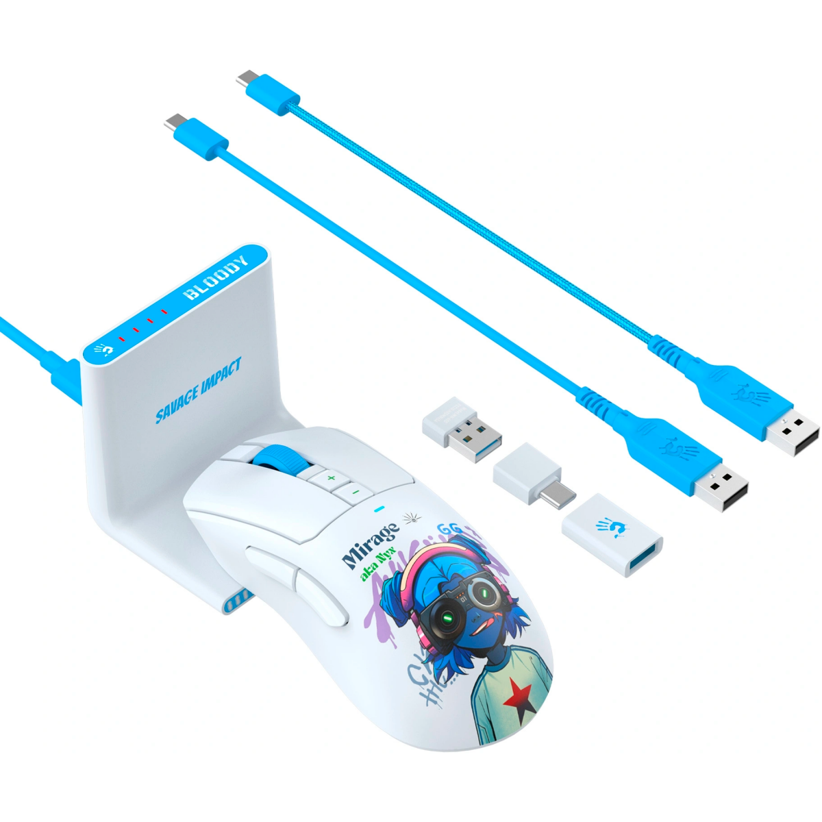 Мышь Bloody R73 Ultra Duo Nyx Mirage - фото 17