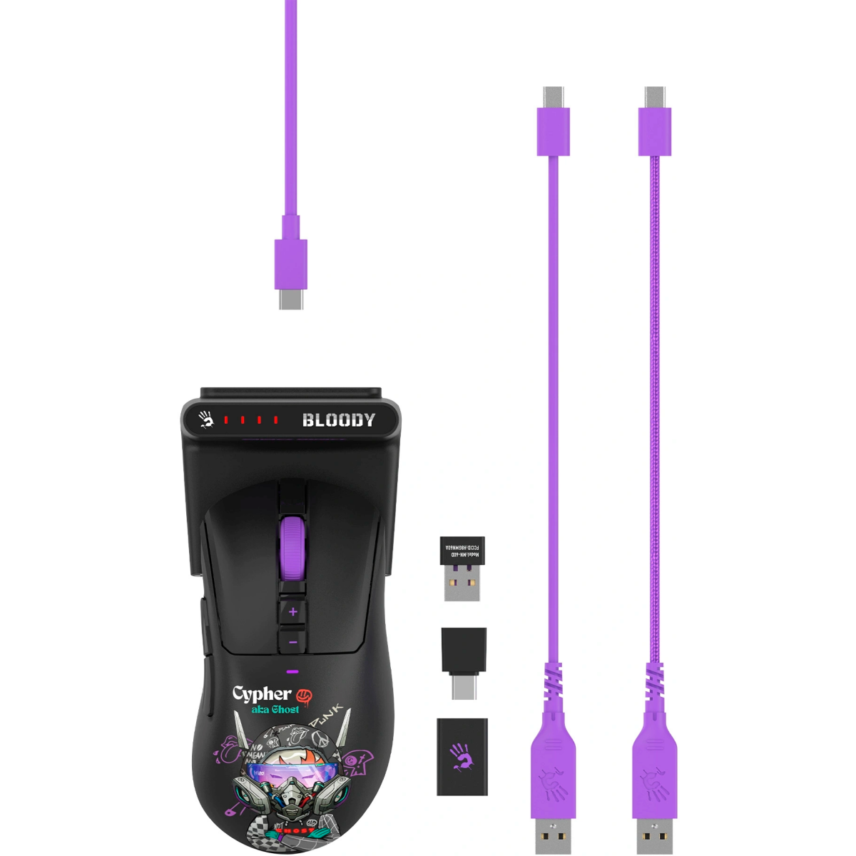 Мышь Bloody R73 Ultra Duo Cypher Ghost - фото 17