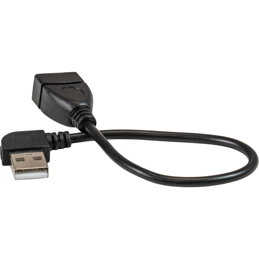Кабель удлинительный USB A (M) - USB A (F), 0.15м, ExeGate EX-CC-USB2-AMAF-0.15L - EX299703RUS